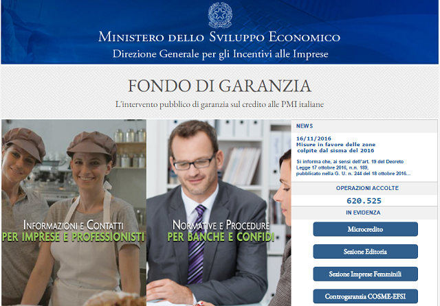 Fondo di garanzia ancora in crescita, nel 2016 accolte 114.487 domande (+11,6%)