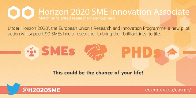“SME innovation associate”, il programma europeo di incontro fra ricercatori ed imprese