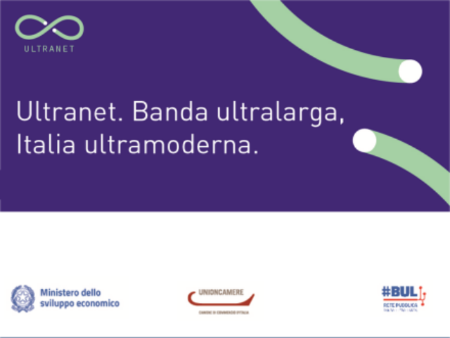  Banda ultralarga: il sistema camerale lancia il progetto Ultranet