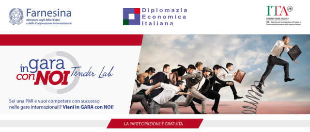 “In Gara con Noi”, formazione alle pmi per le gare internazionali