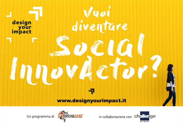  Design your impact, call per startup ad alto impatto sociale