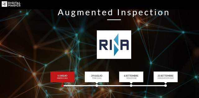 Industria 4.0: RINA e Digital Magics lanciano la call per startup e PMI Innovative Augmented Inspection