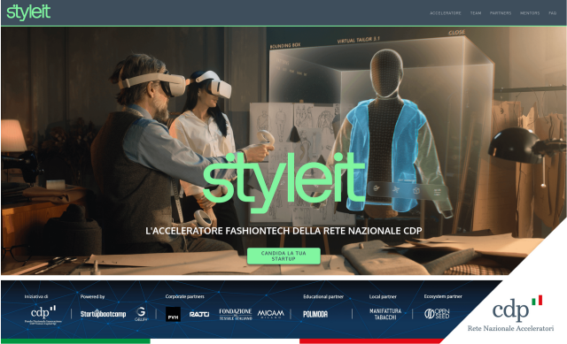  Styleit: sarà aperto fino al 19 giugno il programma di accelerazione per startup nel comparto della moda
