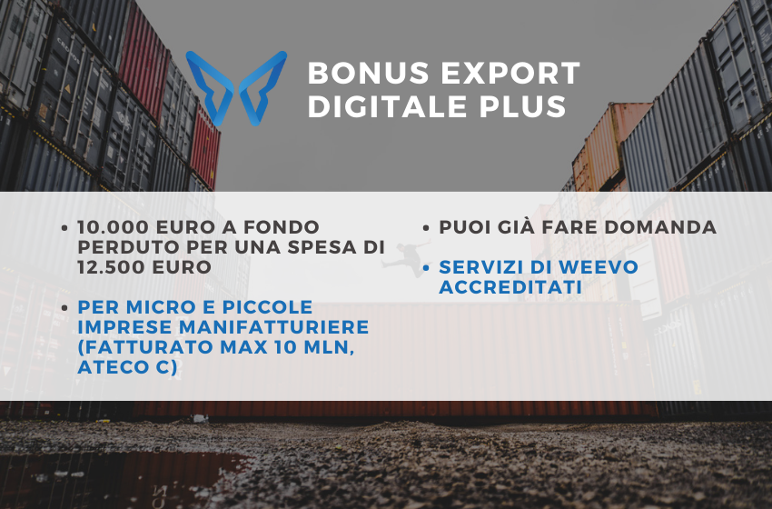  Bonus Export Digitale Plus