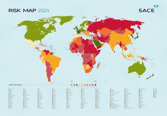  SACE presenta “Where to Export Map 2024”. AI e tech: l’innovazione è il motore di crescita